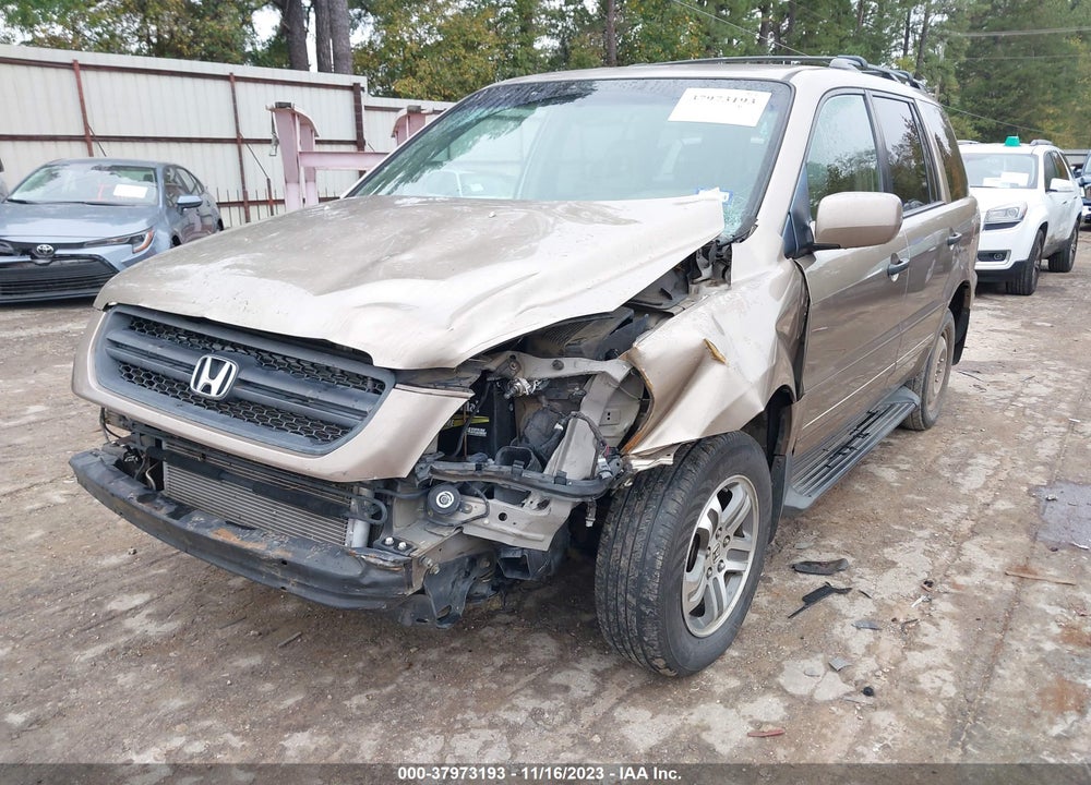 2004 HONDA PILOT EX-L VIN: 2HKYF18524H622826