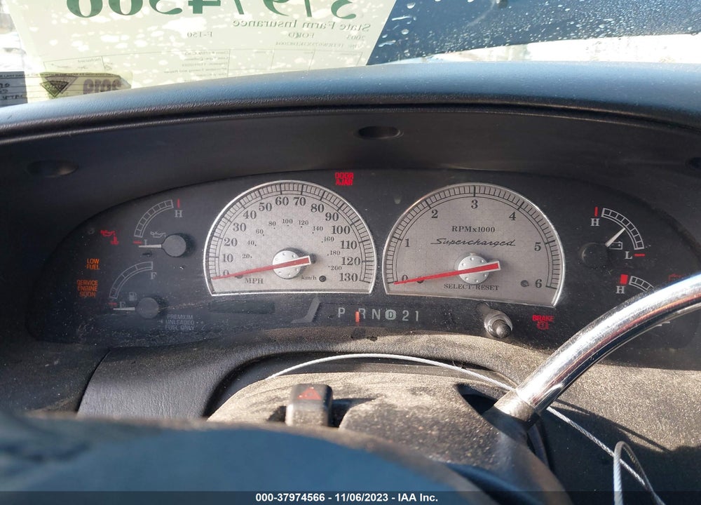 2003 FORD F-150 LARIAT VIN: 1FTRW073X3KD82004