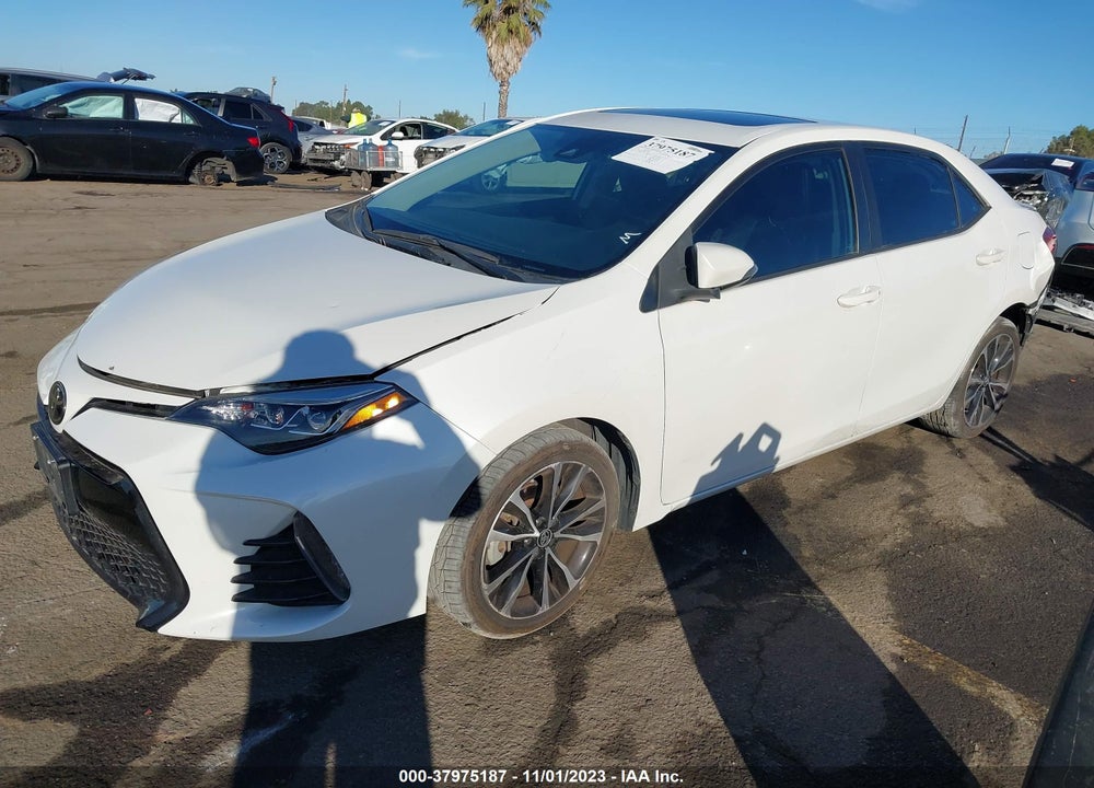 2019 TOYOTA COROLLA XSE/SE VIN: 5YFBURHE5KP927554