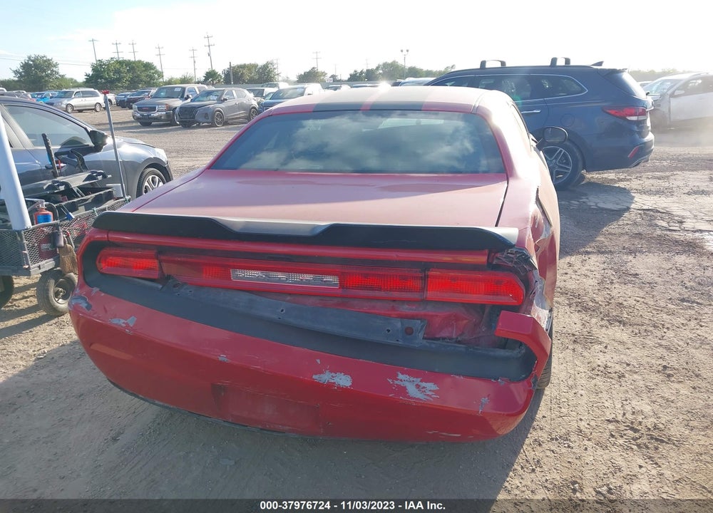 2012 DODGE CHALLENGER SXT VIN: 2C3CDYAG6CH243554