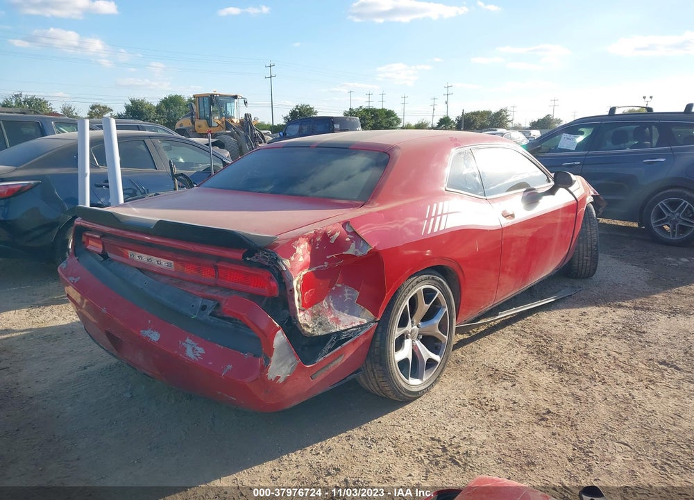 2012 DODGE CHALLENGER SXT VIN: 2C3CDYAG6CH243554