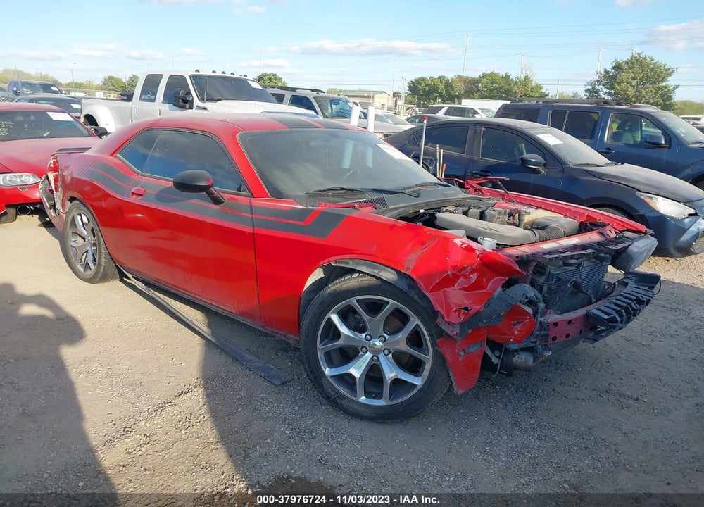 2012 DODGE CHALLENGER SXT VIN: 2C3CDYAG6CH243554