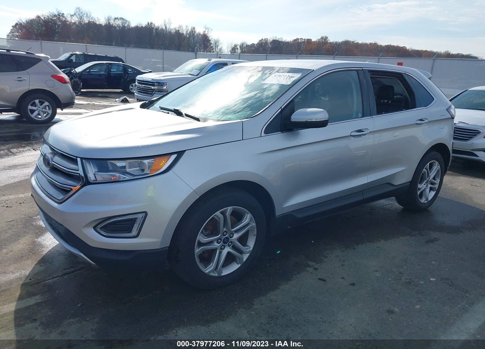 2017 FORD EDGE TITANIUM VIN: 2FMPK4K90HBB90416