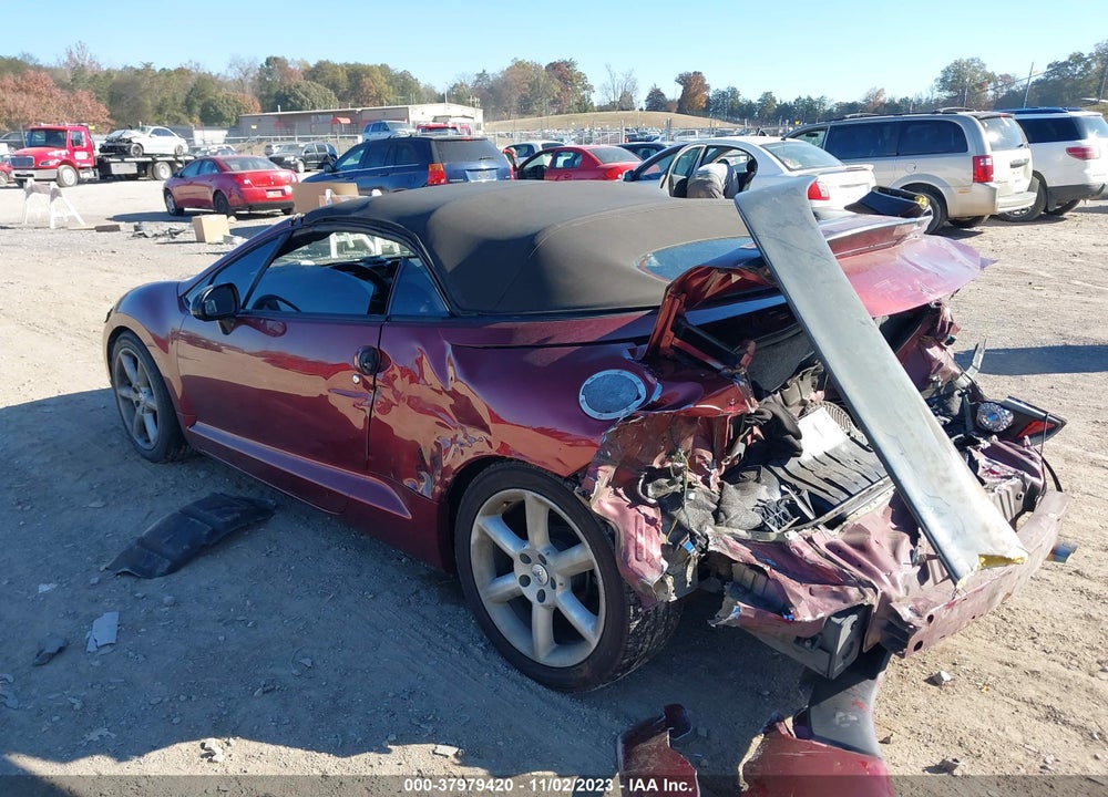 2007 MITSUBISHI ECLIPSE SPYDER GT VIN: 4A3AL35T27E012452