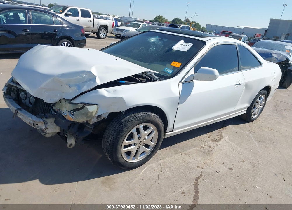 2002 HONDA ACCORD CPE EX W/LEATHER VIN: 1HGCG22512A029423