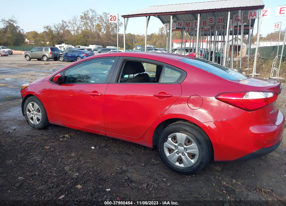 2016 KIA FORTE VIN: KNAFK4A64G5470069