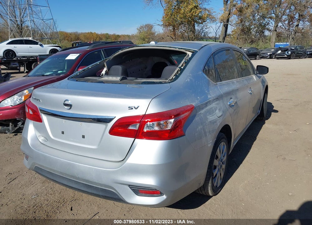 2017 NISSAN SENTRA SV VIN: 3N1AB7AP8HL684820