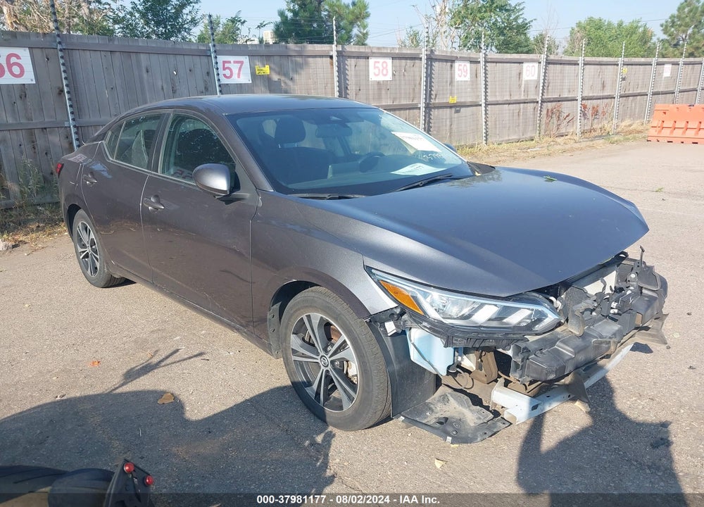 2021 NISSAN SENTRA SV XTRONIC CVT VIN: 3N1AB8CV0MY246484