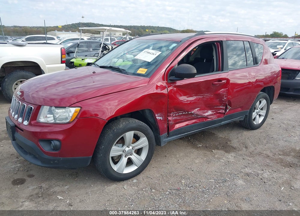 2013 JEEP COMPASS LATITUDE VIN: 1C4NJCEB6DD102593