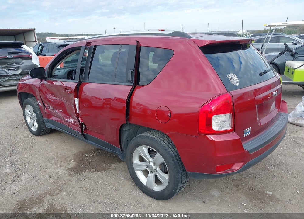 2013 JEEP COMPASS LATITUDE VIN: 1C4NJCEB6DD102593