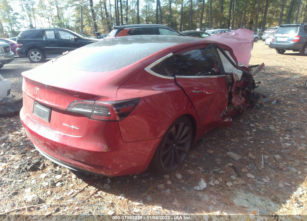 2020 TESLA MODEL 3 PERFORMANCE DUAL MOTOR ALL-WHEEL DRIVE VIN: 5YJ3E1EC3LF624534
