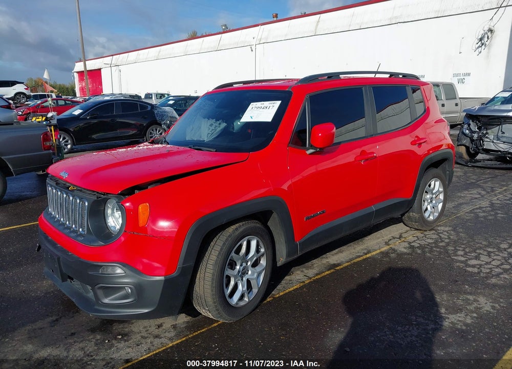 2017 JEEP RENEGADE LATITUDE FWD VIN: ZACCJABB0HPF76658