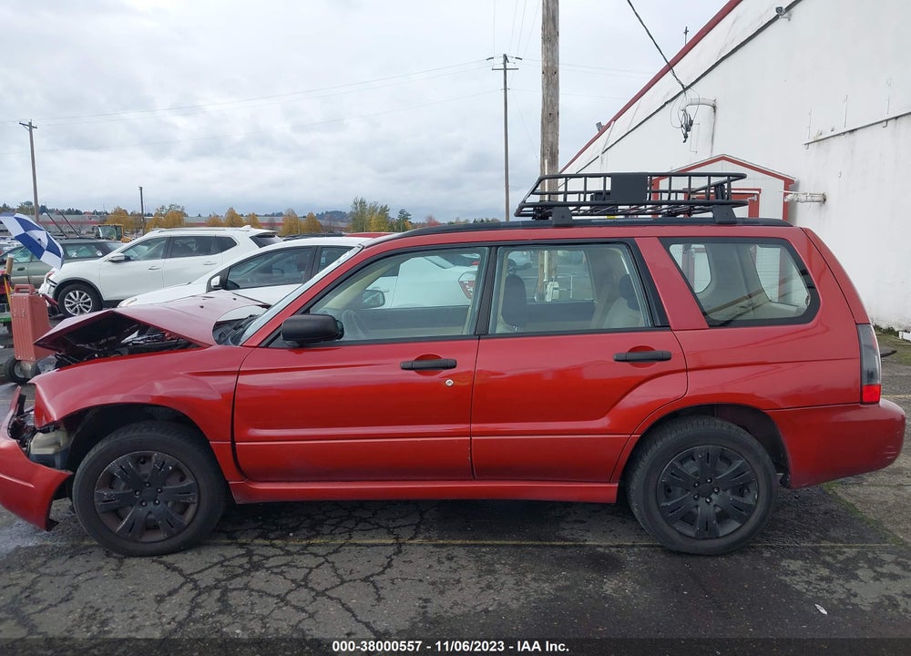 2008 SUBARU FORESTER 2.5X VIN: JF1SG63618H710826