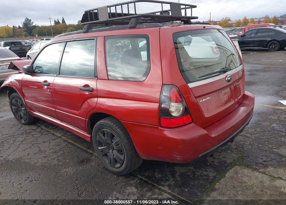 2008 SUBARU FORESTER 2.5X VIN: JF1SG63618H710826