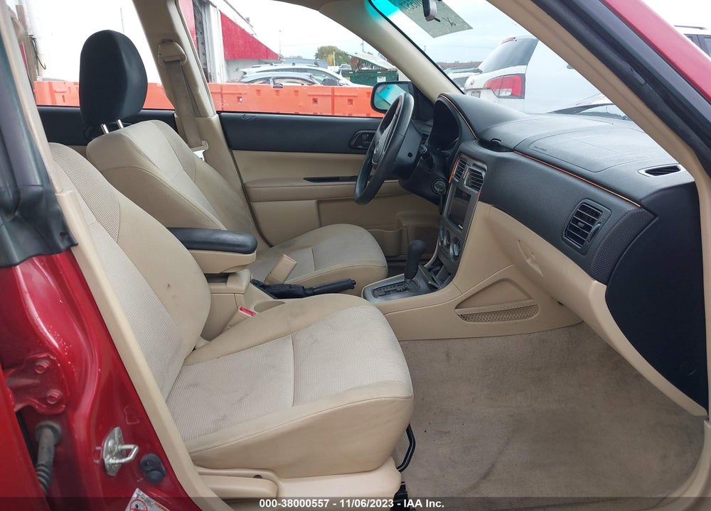 2008 SUBARU FORESTER 2.5X VIN: JF1SG63618H710826