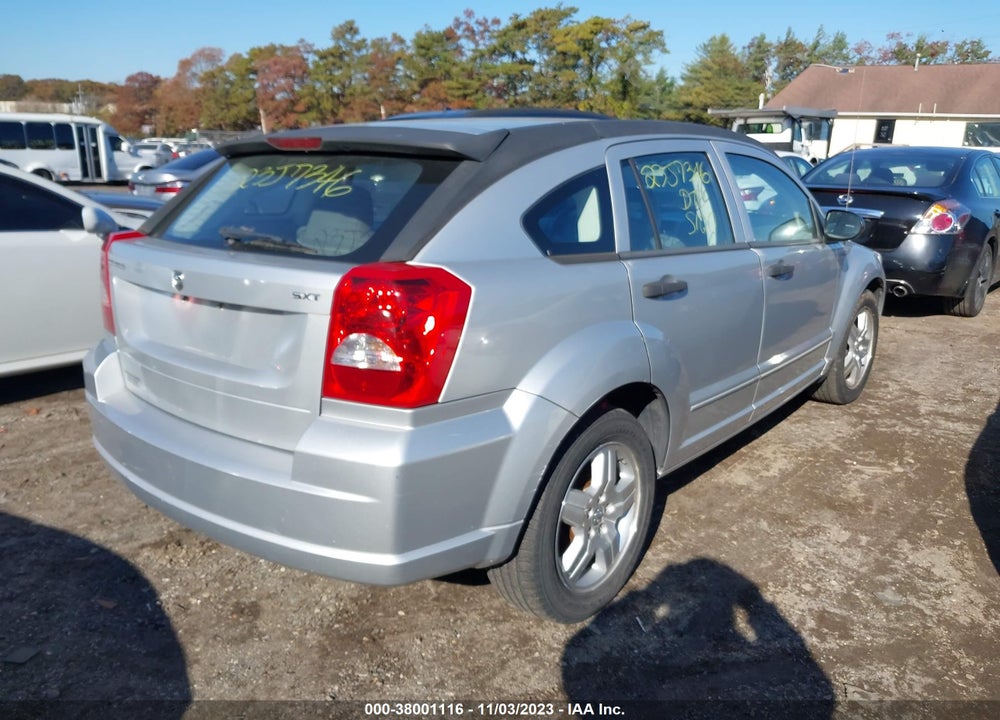 2007 DODGE CALIBER SXT VIN: 1B3HB48B47D314474