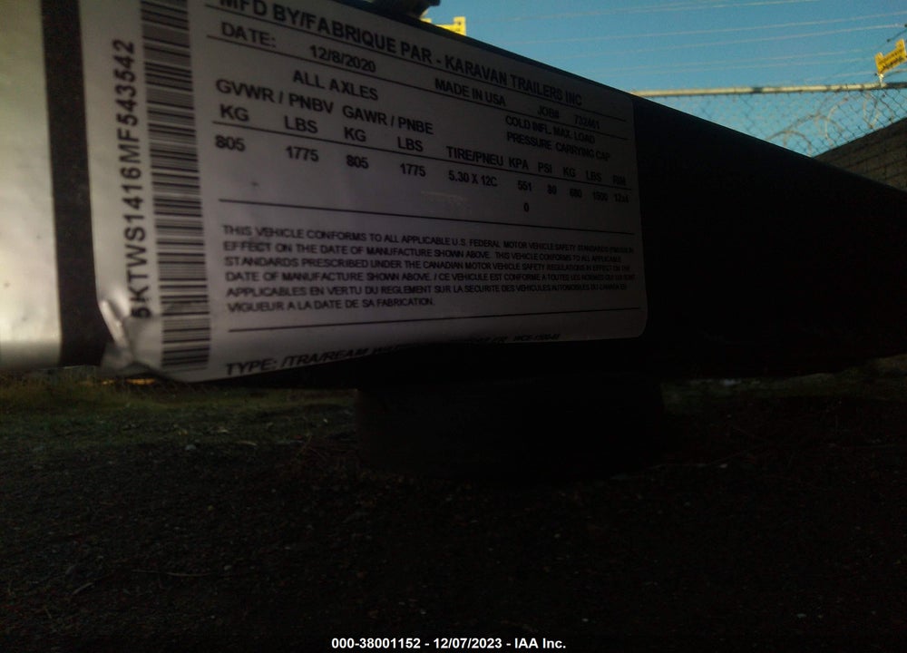2021 BOMBARDIER SEA DOO GTI VIN: YDV34000L021