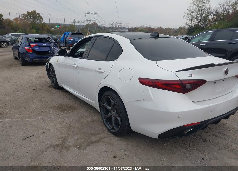 2018 ALFA ROMEO GIULIA TI SPORT AWD VIN: ZARFAEEN9J7596328