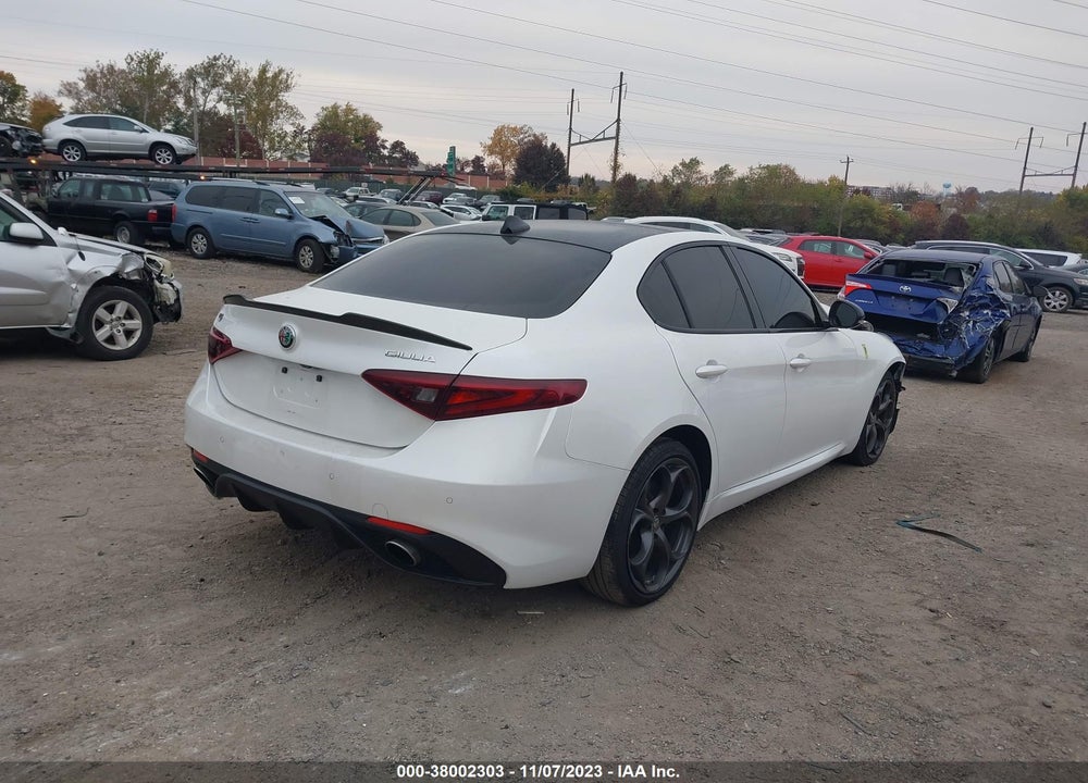 2018 ALFA ROMEO GIULIA TI SPORT AWD VIN: ZARFAEEN9J7596328