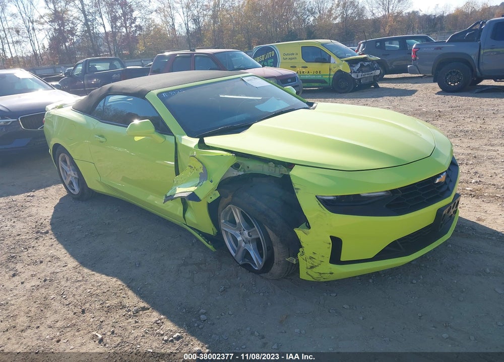 2021 CHEVROLET CAMARO RWD 1LT VIN: 1G1FB3DS4M0103549