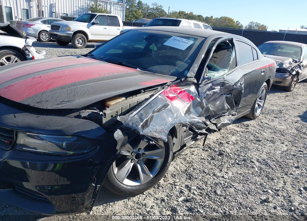 2016 DODGE CHARGER SXT VIN: 2C3CDXHG8GH227572