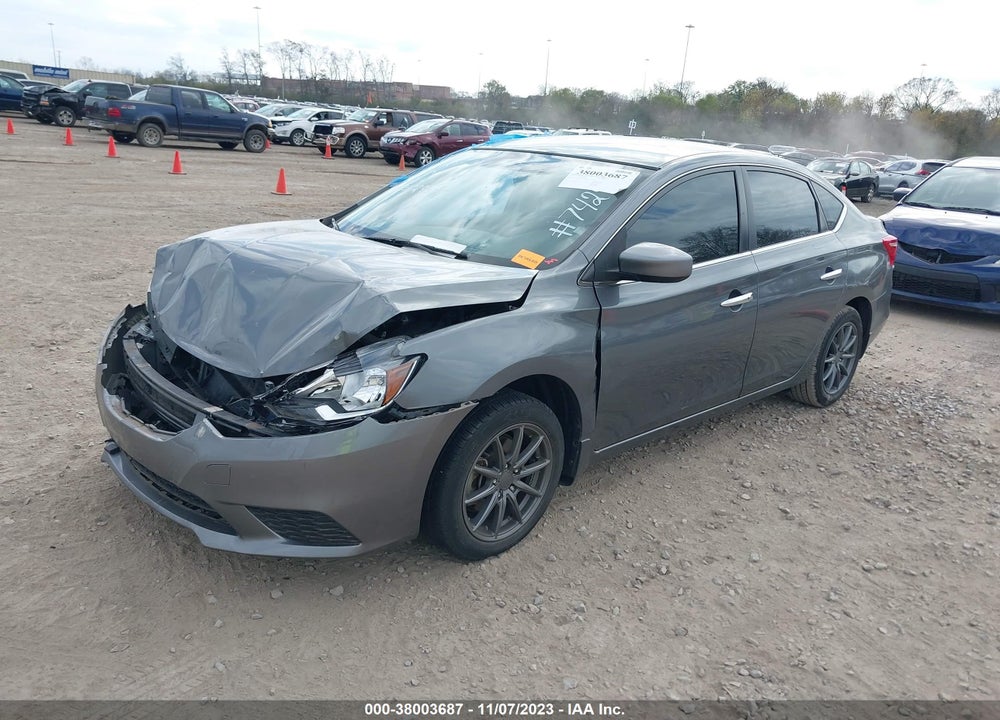 2017 NISSAN SENTRA SV VIN: 3N1AB7AP8HL657424