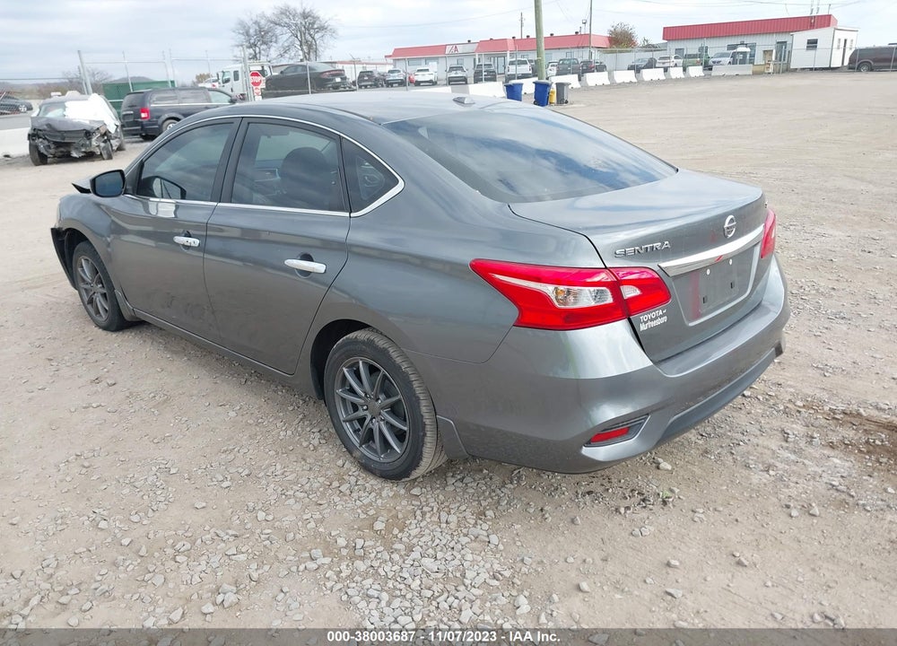 2017 NISSAN SENTRA SV VIN: 3N1AB7AP8HL657424