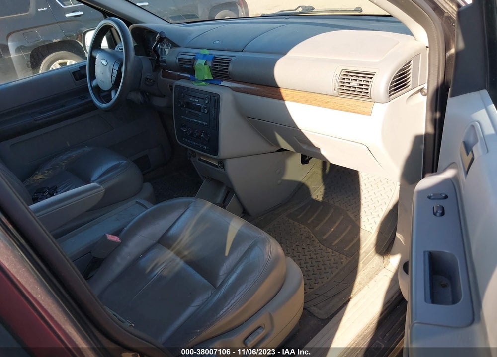 2005 FORD FREESTAR VIN: 2FMZA52225BA31297