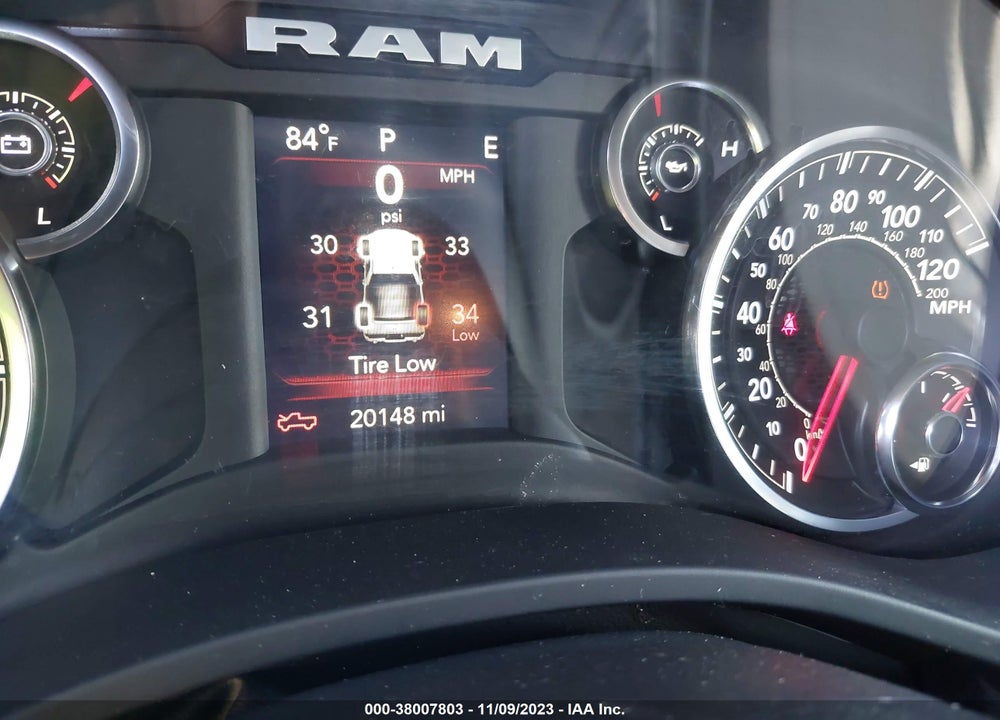 2023 RAM 1500 BIG HORN 4X2 5'7 BOX VIN: 1C6RREFT2PN559761