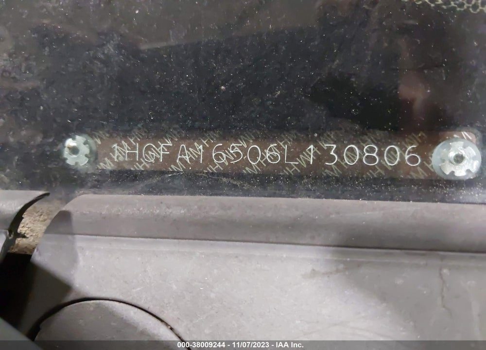 2006 HONDA CIVIC VIN: 1HGFA16506L130806
