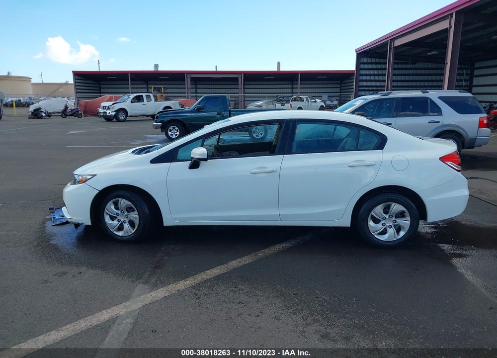 2014 HONDA CIVIC LX VIN: 19XFB2F53EE065555