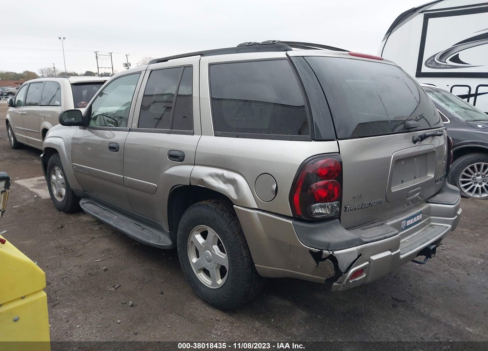 2002 CHEVROLET TRAILBLAZER LS VIN: 1GNDT13SX22344428