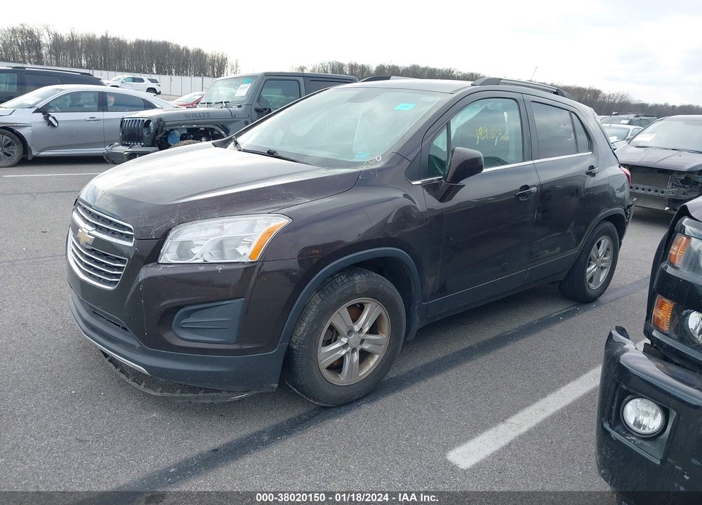 2016 CHEVROLET TRAX LT VIN: KL7CJLSB0GB607375