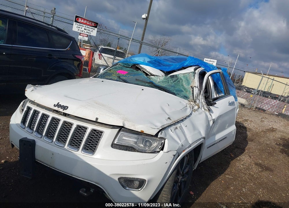 2014 JEEP GRAND CHEROKEE OVERLAND VIN: 1C4RJFCT4EC536176