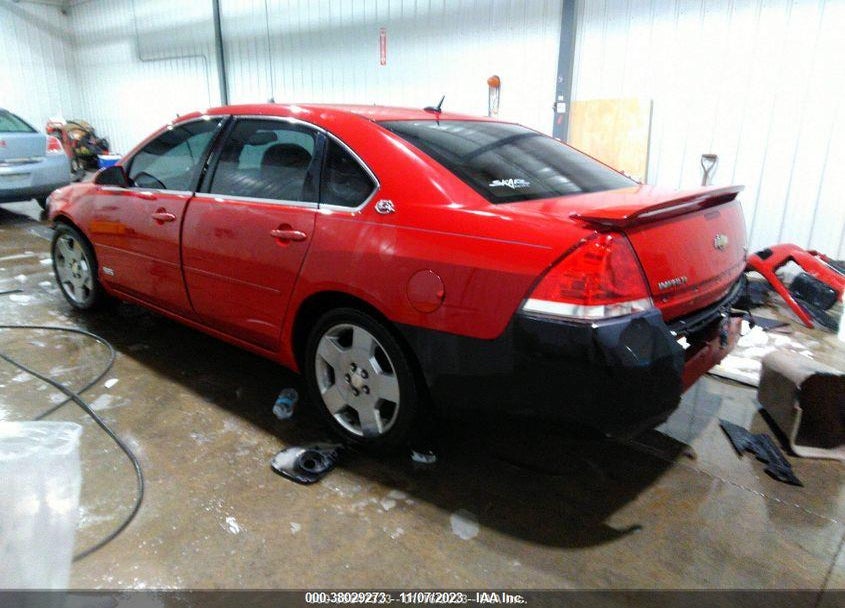 2008 CHEVROLET IMPALA  SS VIN: 2G1WD58C989175433