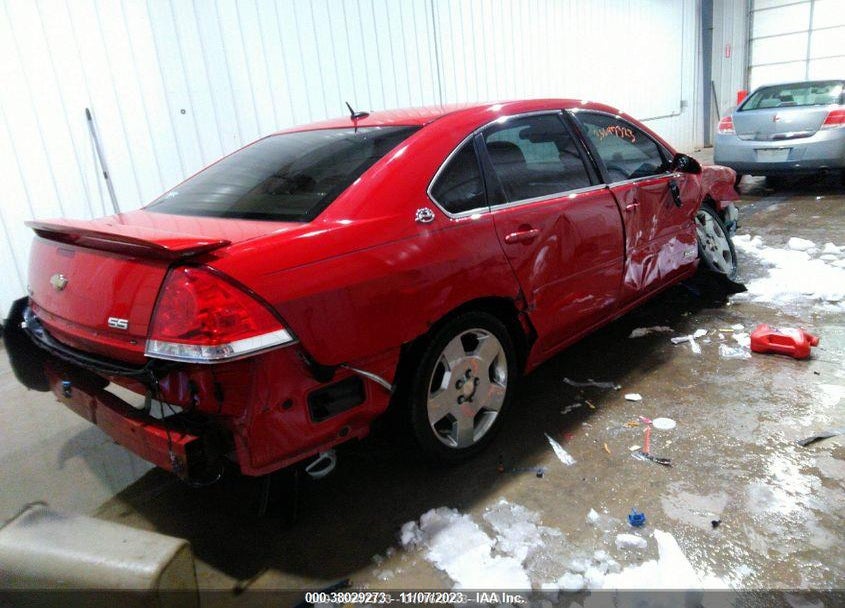 2008 CHEVROLET IMPALA  SS VIN: 2G1WD58C989175433