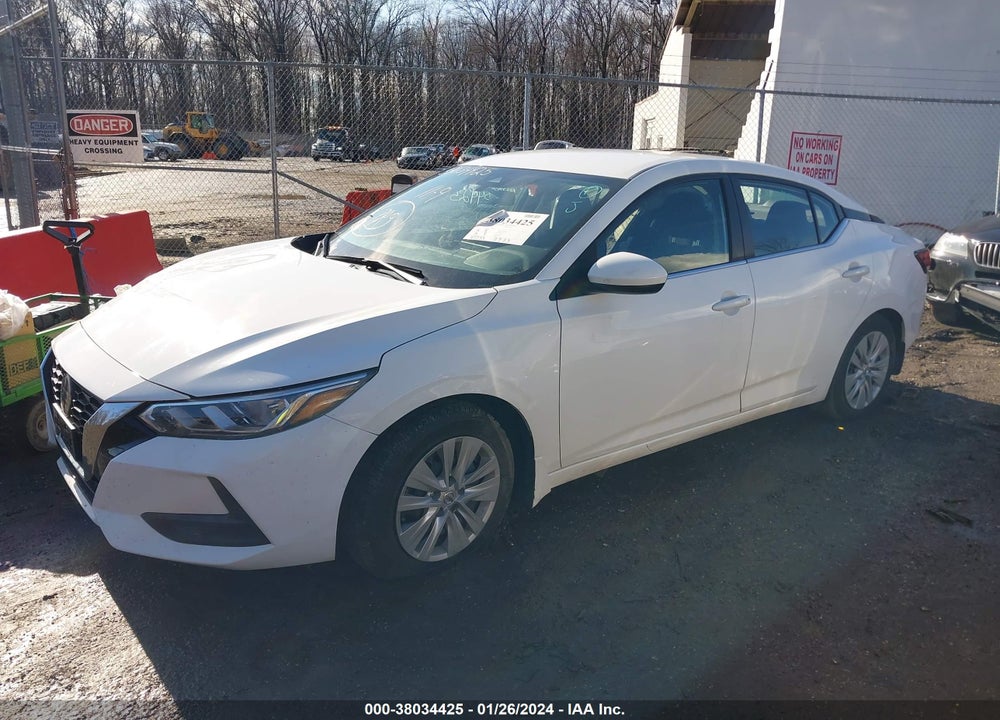 2021 NISSAN SENTRA S XTRONIC CVT VIN: 3N1AB8BV8MY258433