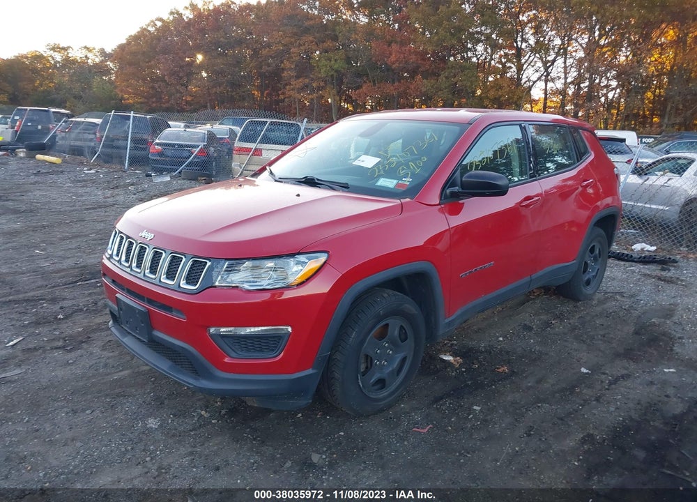 2018 JEEP COMPASS SPORT FWD VIN: 3C4NJCAB4JT489088