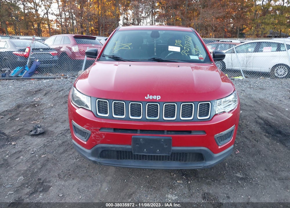 2018 JEEP COMPASS SPORT FWD VIN: 3C4NJCAB4JT489088