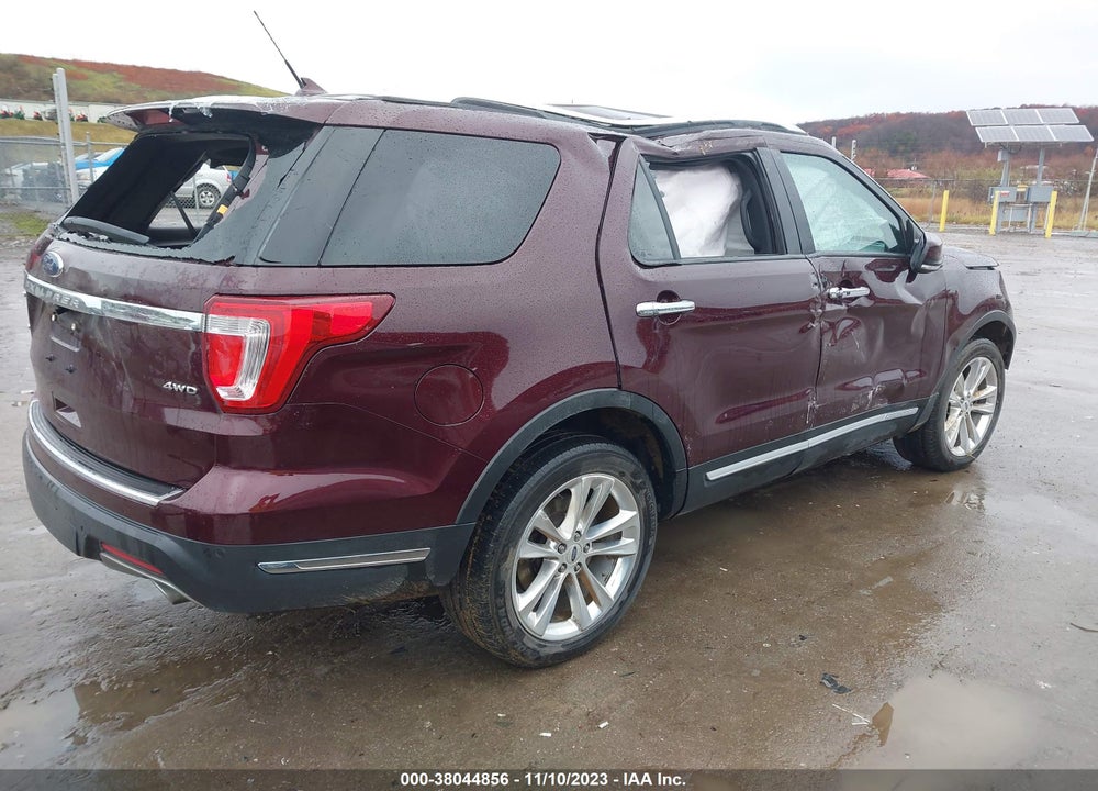 2019 FORD EXPLORER LIMITED VIN: 1FM5K8F86KGB36666
