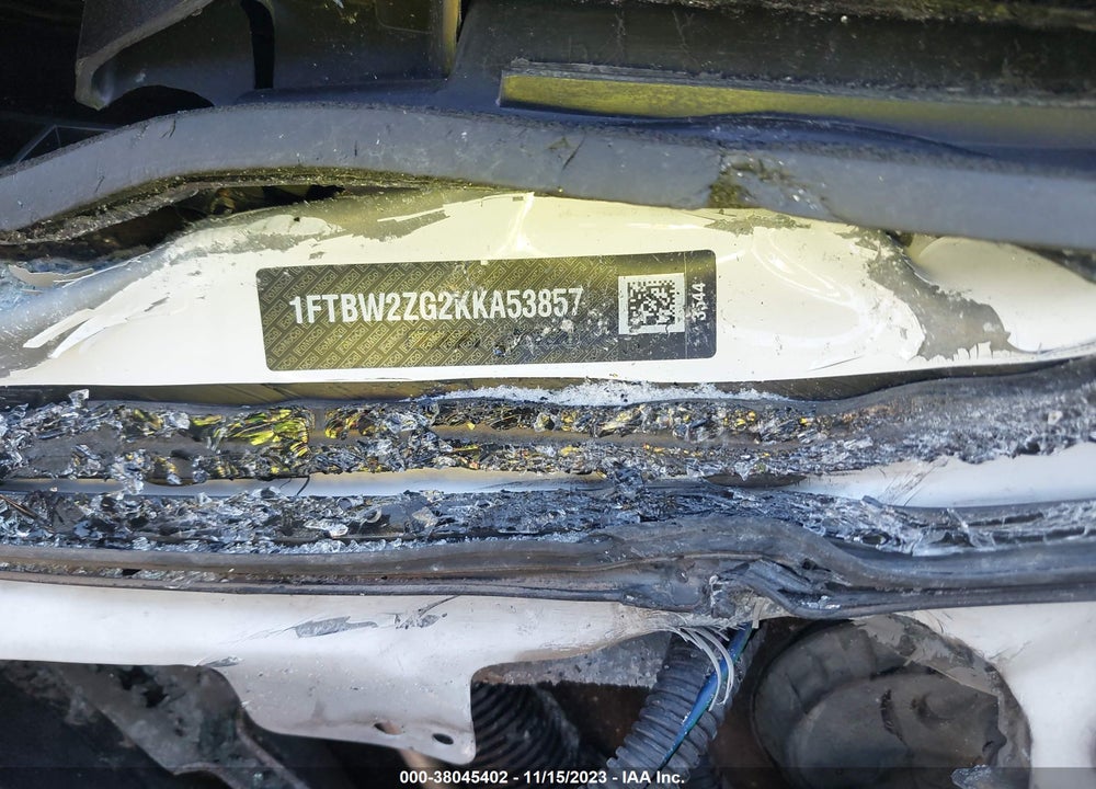 2019 FORD TRANSIT-350 VIN: 1FTBW2ZG2KKA53857