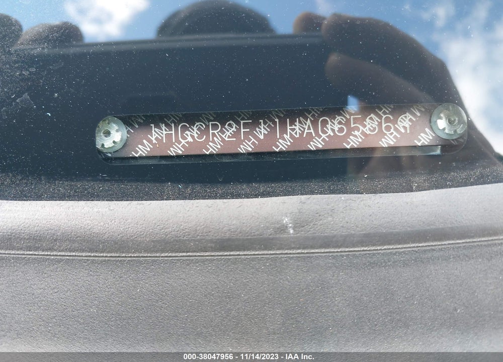 2017 HONDA ACCORD VIN: 1HGCR2F11HA065669