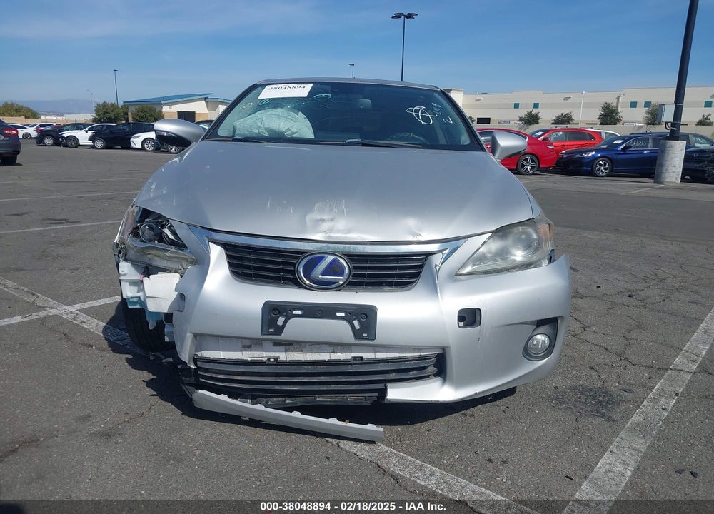 2012 LEXUS CT 200H VIN: JTHKD5BH7C2118759