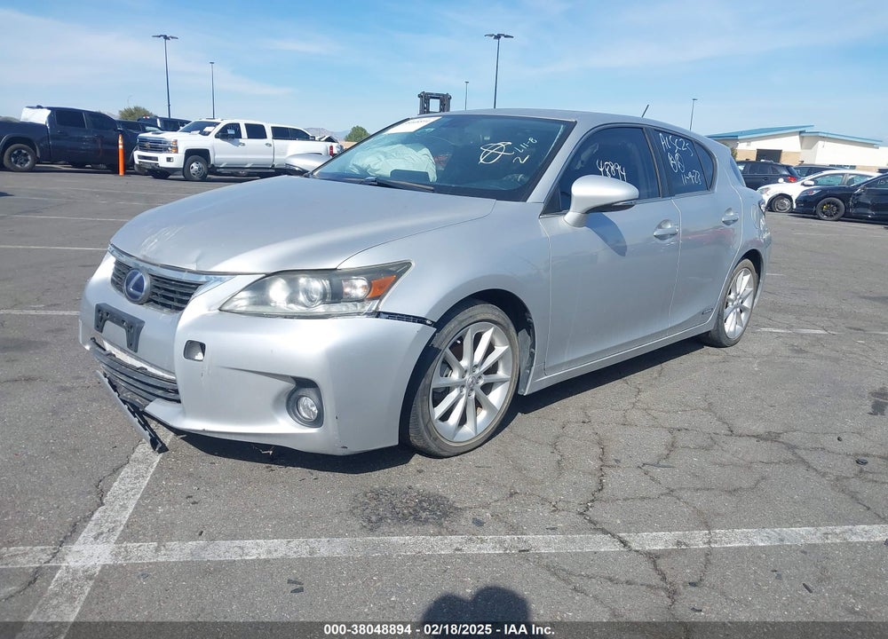 2012 LEXUS CT 200H VIN: JTHKD5BH7C2118759
