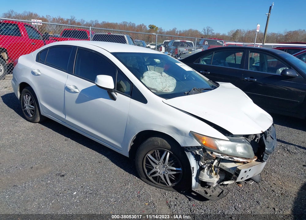 2012 HONDA CIVIC LX VIN: 19XFB2F50CE316982
