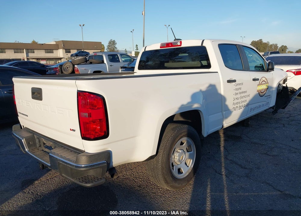 2021 CHEVROLET COLORADO 2WD LONG BOX WT VIN: 1GCGSBEN3M1184987
