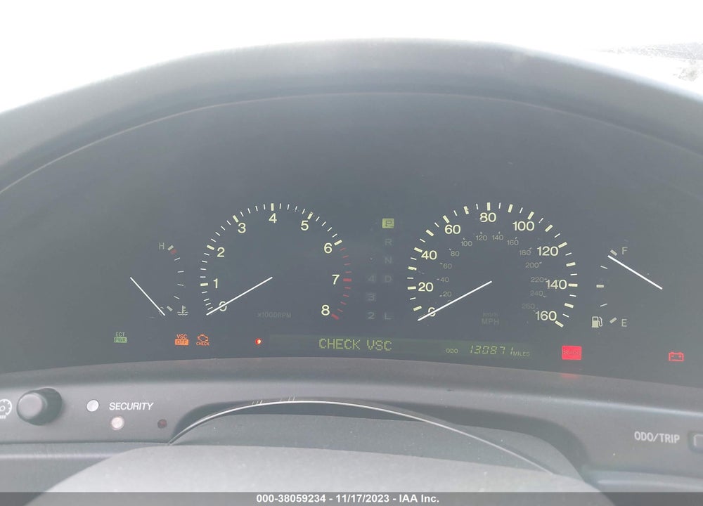 1998 LEXUS LS 400 VIN: JT8BH28F3W0138371