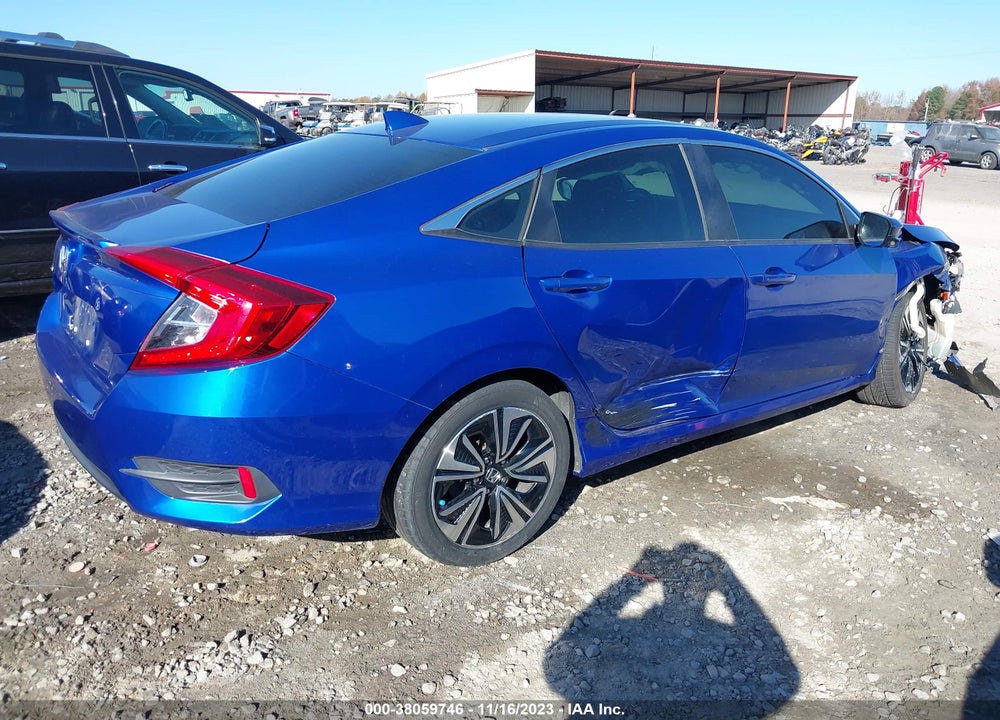 2018 HONDA CIVIC EX-L VIN: JHMFC1F71JX014699