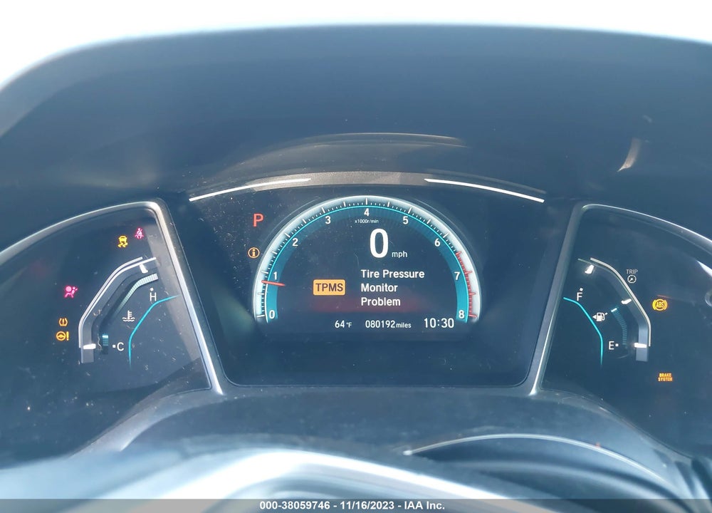 2018 HONDA CIVIC EX-L VIN: JHMFC1F71JX014699