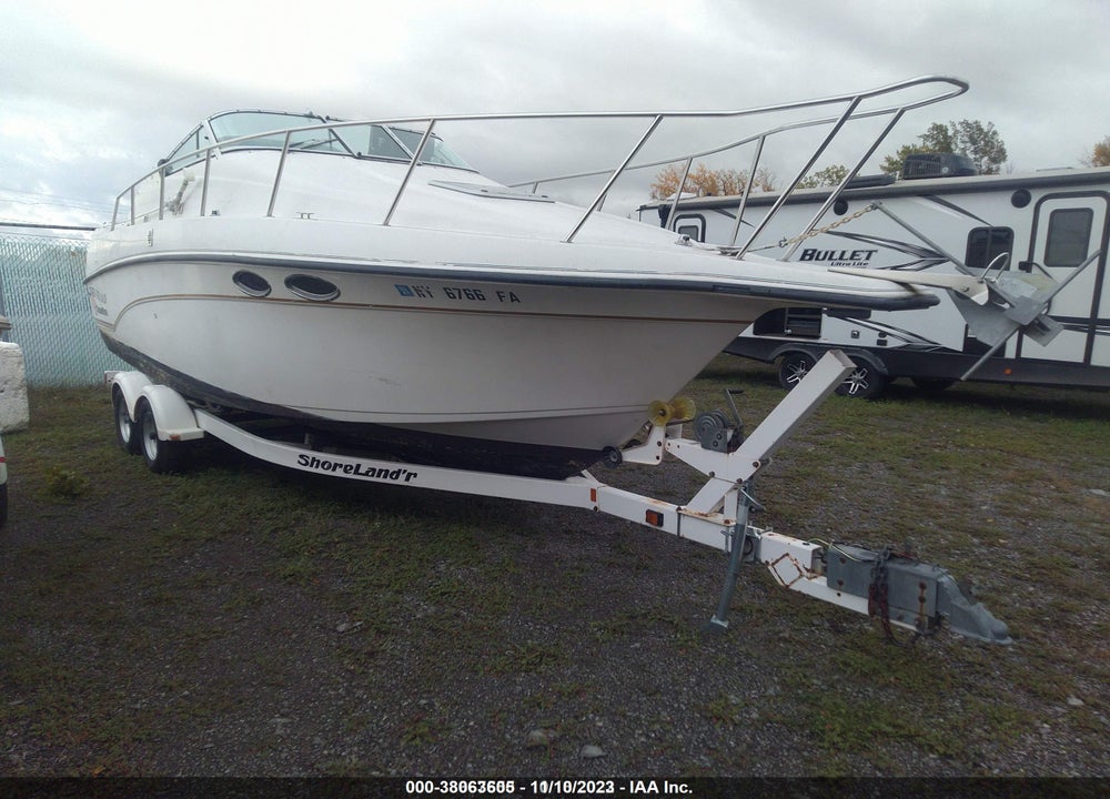 1993 CROWNLINE BOAT W/TRAILER*ABAND VIN: JTC14301D393
